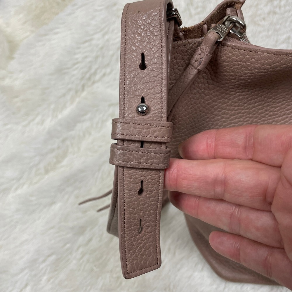 All Saints Leather Kita‎ Crossbody Bag Purse Beige Taupe - Picture 7 of 16